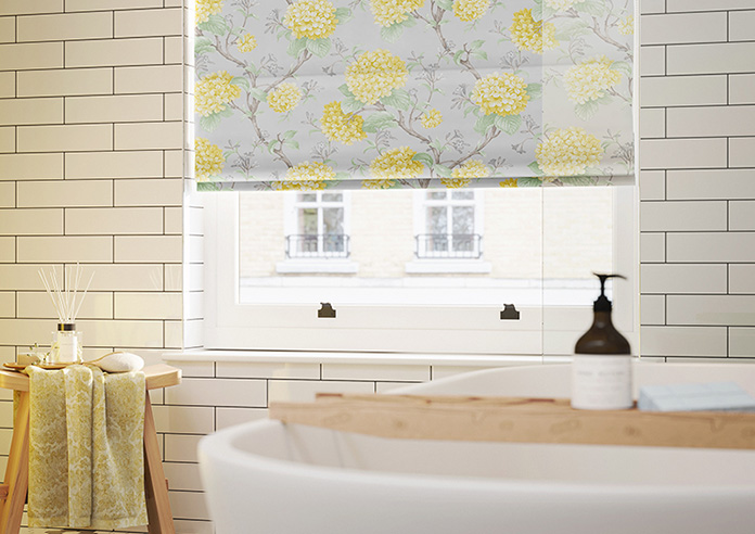 Bouquet Velvet, Primrose - Roman Blind - Image 5